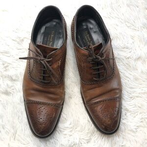 1990’s To Boot New York “Capote” Cap toe Oxfords Brogues Cognac Brown